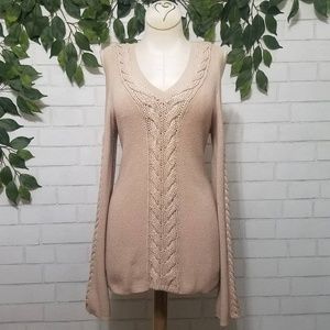 Blush Cold Shoulder Sweater